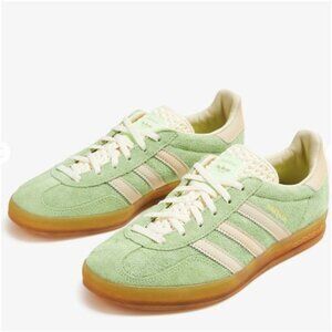 Adidas Women's Gazelle Indoor Suede 'Semi Green Spark Size 8.5